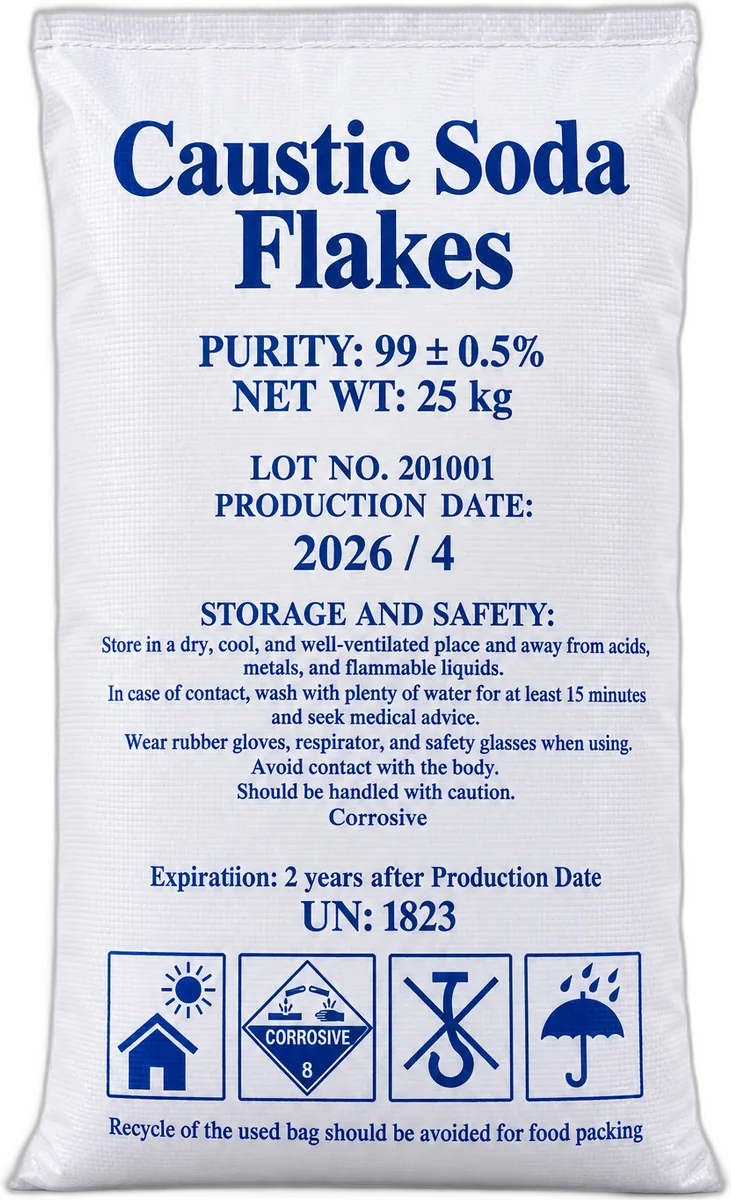 صودا كاوية - Caustic Soda Flakes 99%
